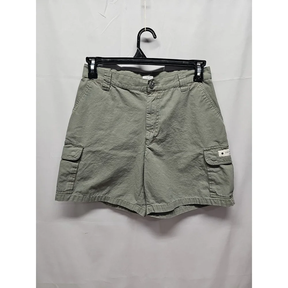 Calvin Klein‎ Women's Flat Front Jeans Cargo Shorts High Rise 7
